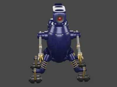 3D model robot 3D model