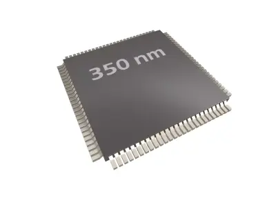 Chip v1 009 Low-poly 3D model