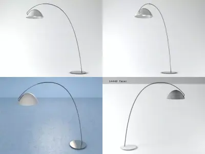 Pluma floor lamp 3D model