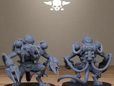 Rotfang Infantry 3D print model