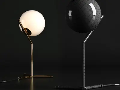 High table lamp ic 3D model