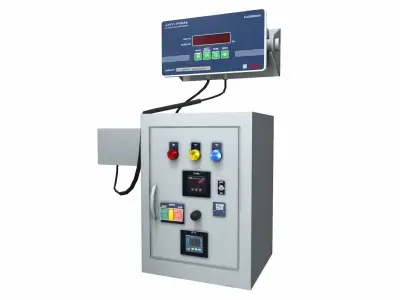 Switch Panel Low-poly 3D model