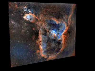 Heart Nebula 3D model