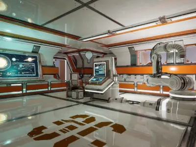 Sci-Fi Environment Kit Low-poly 3D model