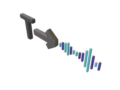 Text To Speech Icon v1 002 Low-poly 3D model