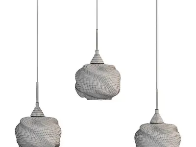Pendant lamp Maytoni Haze P244-PL-03-N 3D model
