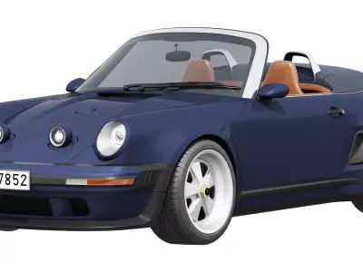Singer Porsche 911 Carrera Cabriolet 2026 3D model