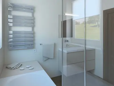 Wonderful bathroom 3D model