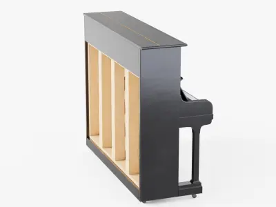  Wooden Upright Piano Bundle 