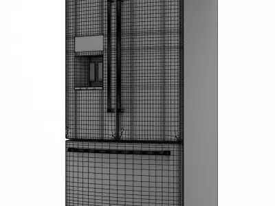 KitchenAid 27 French Door Refrigerator 3D model