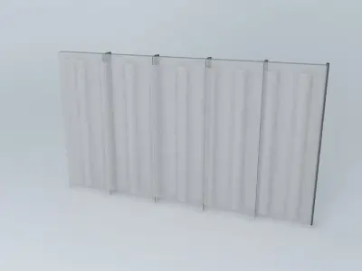Sheer curtain windows Free 3D model