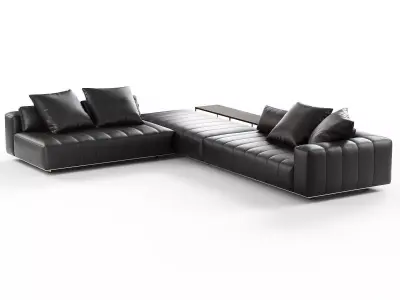 Freeman Corner Sofa System H 3D model