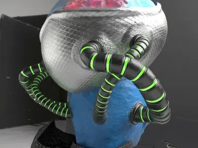 Realistic Alien 3D model