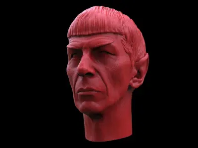 Mr Spock -Leonard Nimoy Head 3D print model
