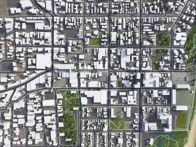 Wollongong Low-poly 3D model