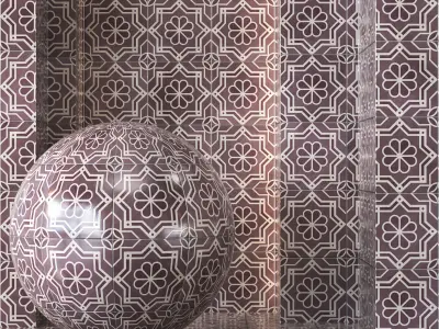 moroccan Tile Texture 4K - Seamless Texture
