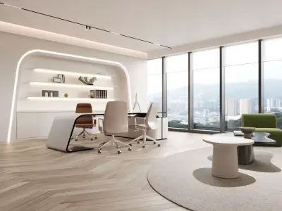 Contemporary Executive Office 3D model