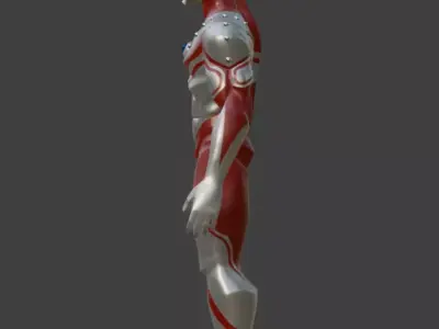 Ultraman Zoffy Stylized 3D Model  3D model