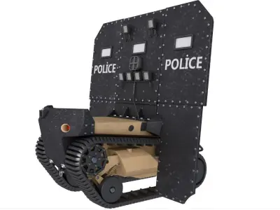 SWAT-Bot tank 3D model