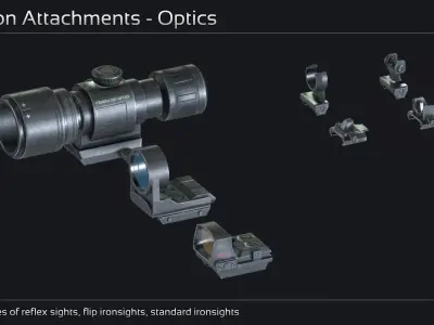 Scifi Heavy Weapon Collection II 3D Model Pack