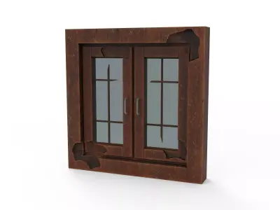 Window lowpoly gaming VR AR  Low-poly 3D model