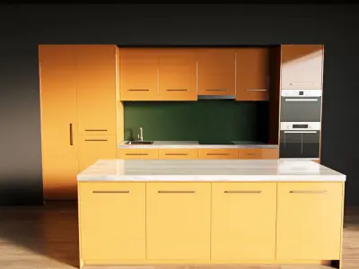 55-Kitchen7 glossy 5 3D model