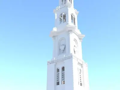 Westertoren Amsterdam 3D model