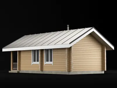 Bathhouse house 3D model