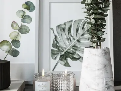 Decorative set interior 05 3D model