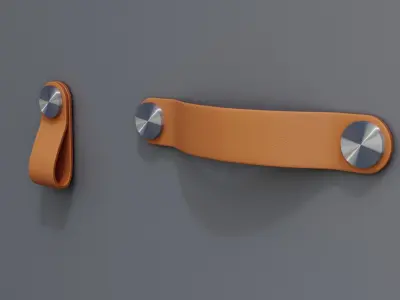 Ikea OSTERNAS leather handle set 3D model