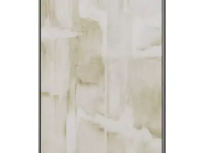Set of 3 Abstract Paintings in Frames 3D model 161