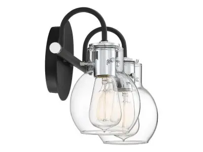 Halleck 2 - Light Dimmable Earth Black Vanity Light Free 3D model