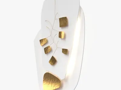 Stratus Sconce 02 PBR 3D model