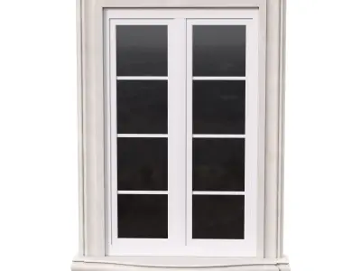 Architectural Classic Window 3D Model 17 3D model