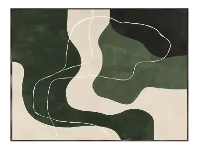 Modern Green Painting Modern Green Painting abav448 abav449 3D model