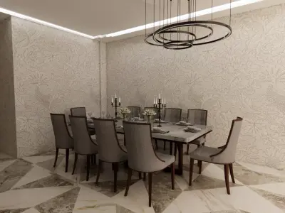 Modern villa 3D model