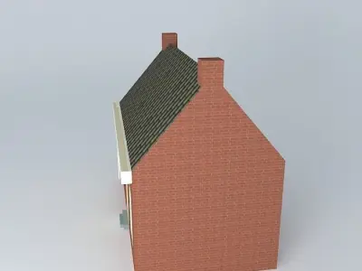 another house in the street skipper Free 3D model