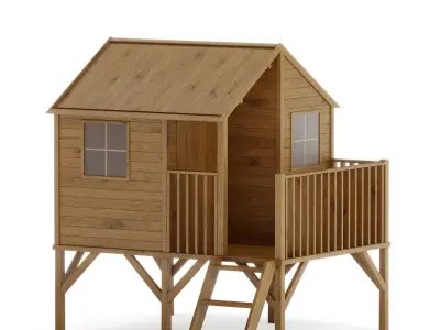 Kids Garden Playhouse 3D model