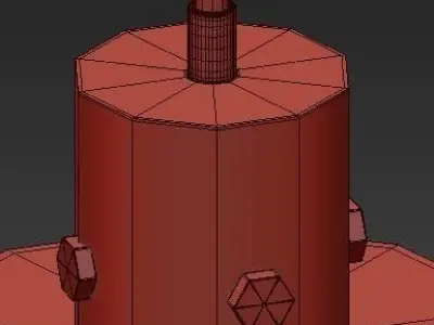 luna lamp 3D model