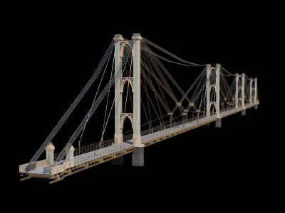 Syria Landmarks Low-poly 3D model