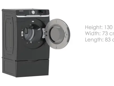 Samsung DV6300 Smart Gas Dryer 3D model