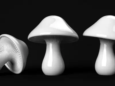 Mushroom 3D print model