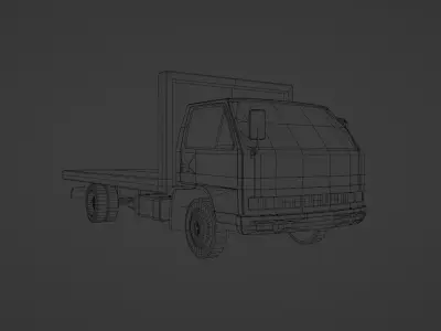 Isuzu ELF Low-poly 3D model