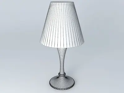 lamp wooden table with shade Free 3D model purchase