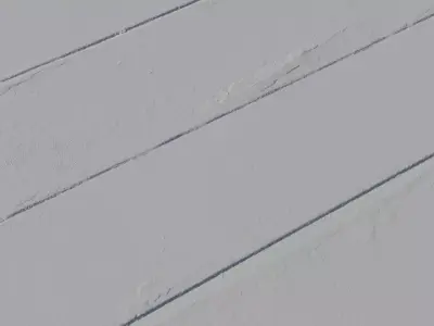 White Painted Concrete Planks PBR Texture Texture
