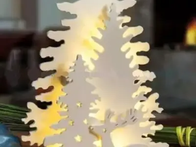Christmas Tree Silhouette 3D print model