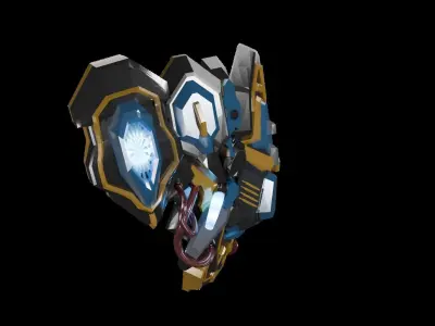 robot mask 3D model