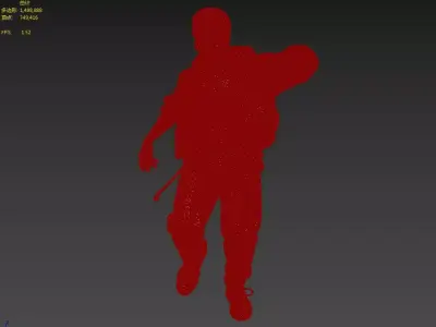 street dance 3D model