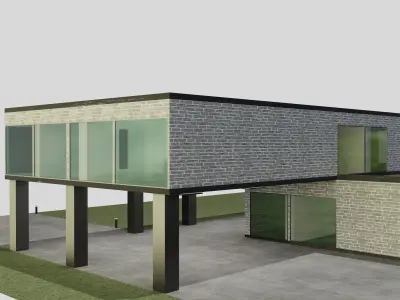 Villa house 3D model