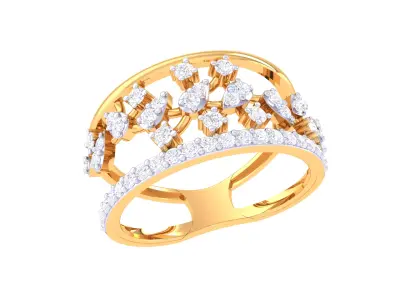 Women Ring MTL 3dm STL OBJ FBX Details 3D print model 65